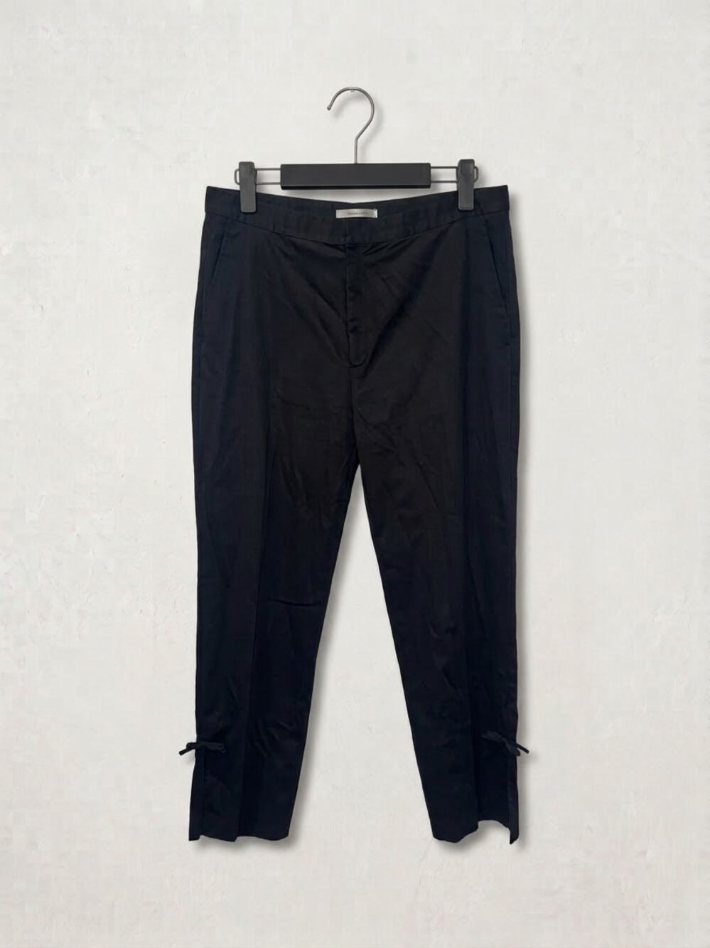 Tibi Black Cropped Ankle Pants